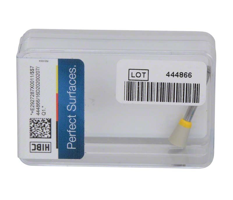 Diamantierter Polierer EVE Diapol W17D in Kunststoffbox mit Barcode-Etikett.