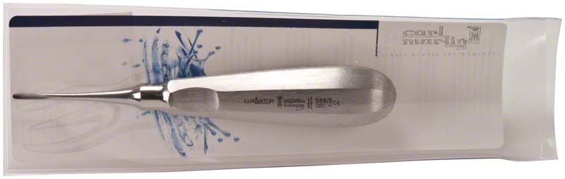 Luxationsinstrument Figur 5, 2,5 mm, gerade in Originalverpackung.