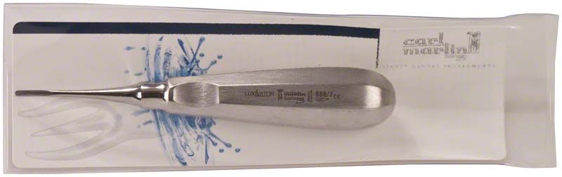 Luxationsinstrument Figur 7, 2,5mm, gebogen, in Verpackung.