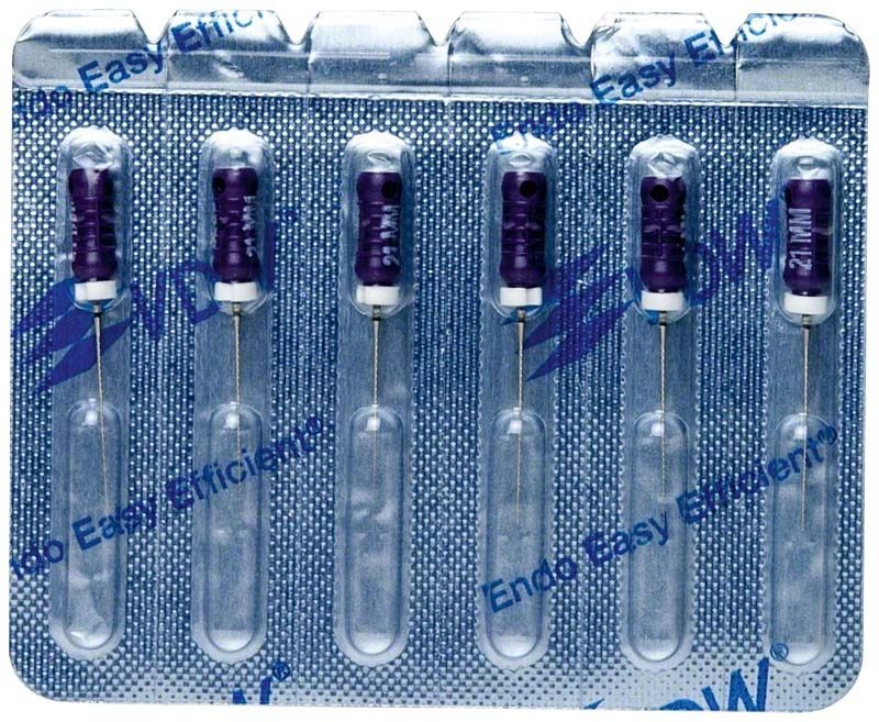 Sterile VDW®STERILE Hedström Feilen 21mm Gr. 10 in Blisterverpackung.