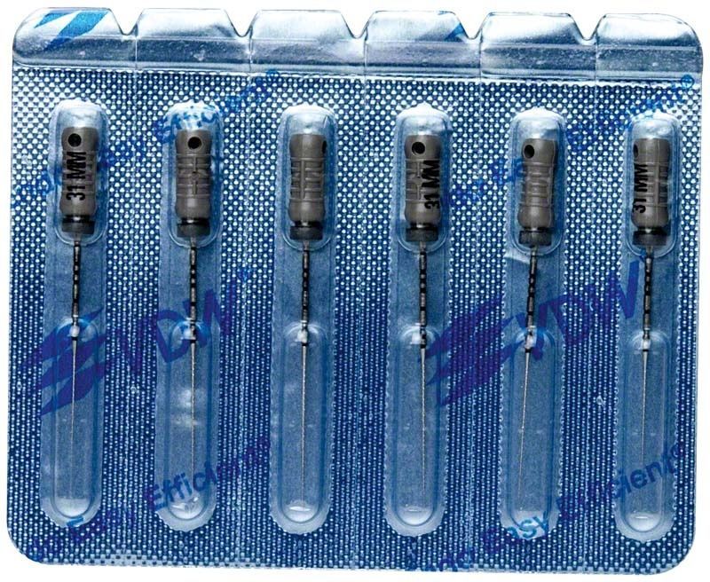 Sterile VDW Hedströmfeilen 31mm Gr. 08 in Blisterverpackung