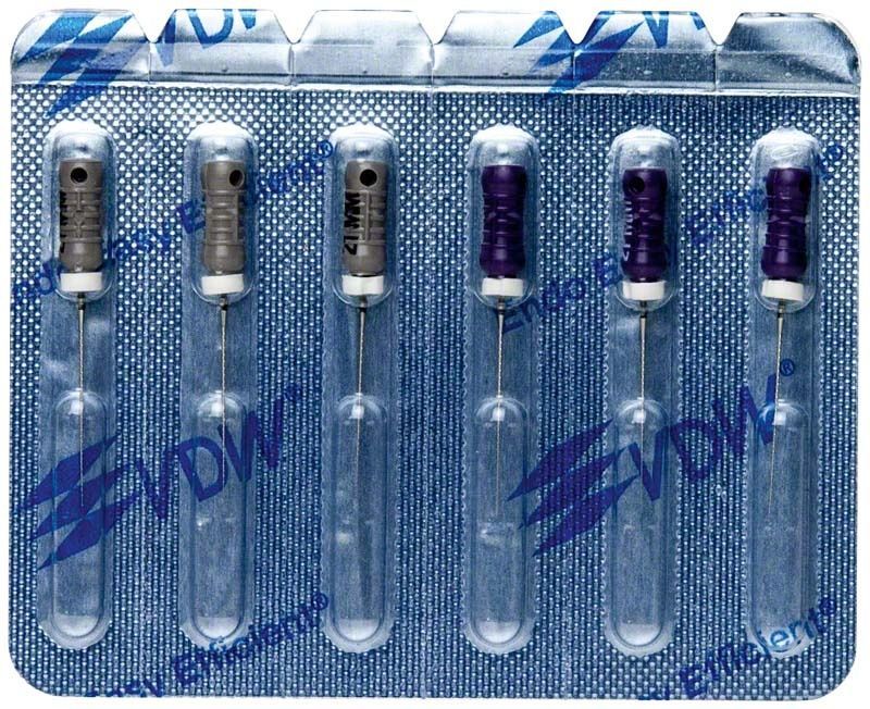 Sterile VDW Hedström Feilen in Blisterverpackung, 21mm Größe 08-10.