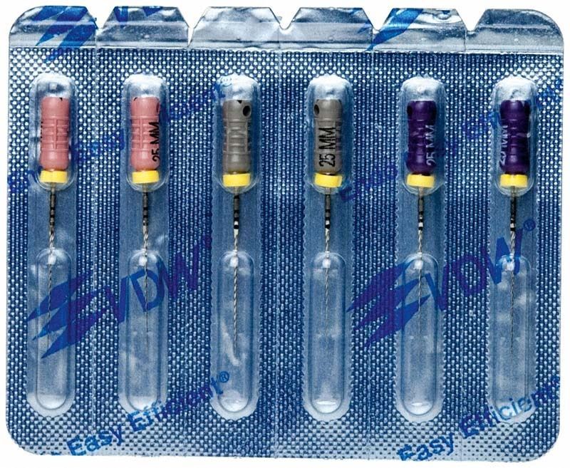 Blisterverpackung mit sechs K-Bohrer 25mm Gr. 006-010.