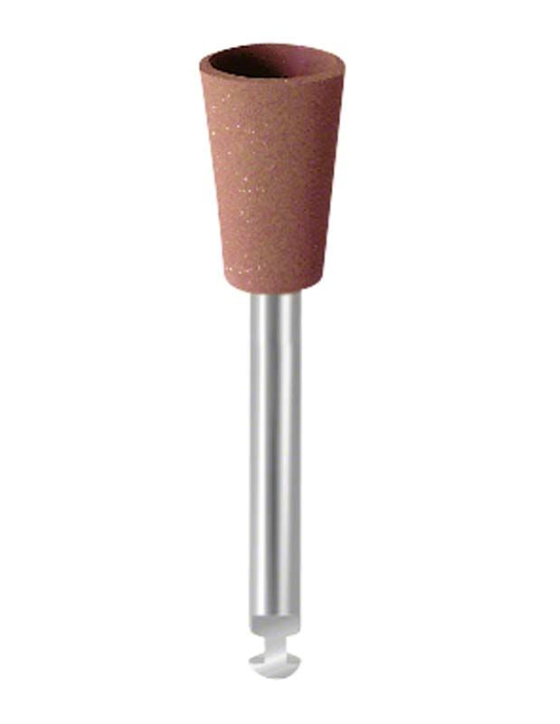 EVEFLEX Polierer mittel mit braunem Schleifkopf und silbernem Griff