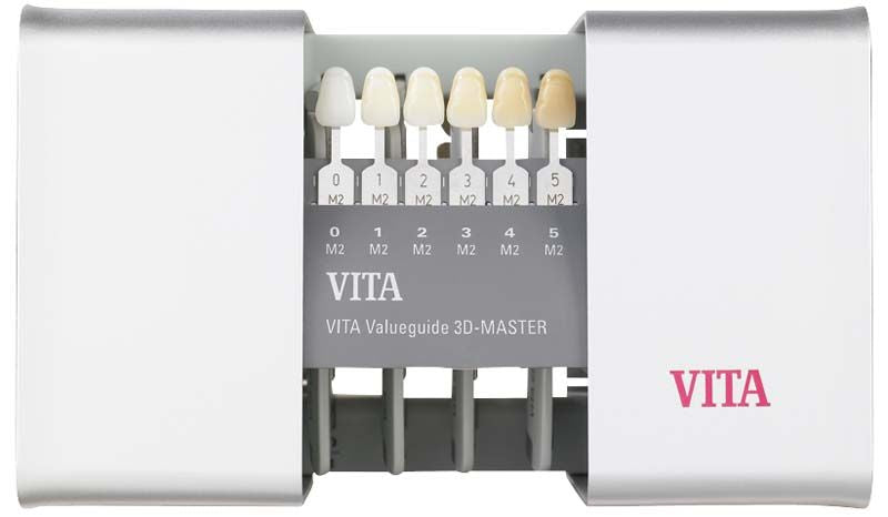 VITA Linearguide 3D-MASTER® zur präzisen Bestimmung der Zahnfarbe.