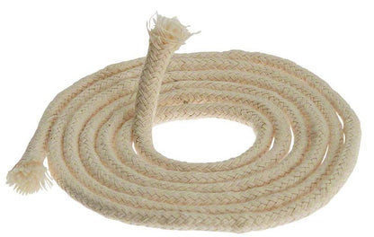 Geflochtener Docht für Spirituslampe, Ø 5mm, naturfarben.
