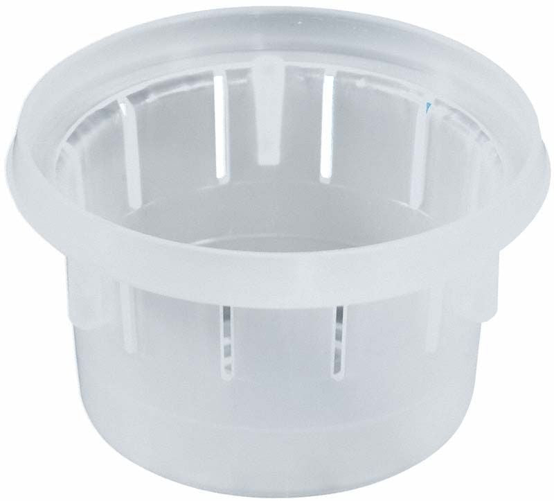 Fräsator 630 Siebeinsatz aus transparentem Kunststoff für Bohrerreinigung.