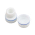 Kappenglas Opalglas blauer Ring