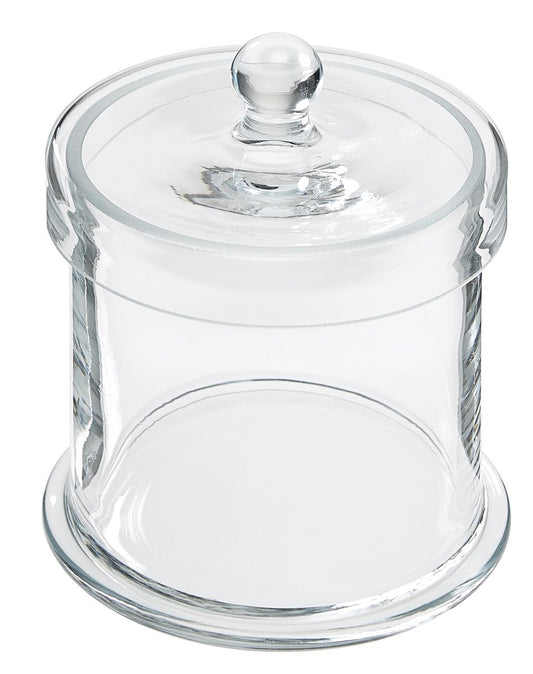 Image of Watteglas mit Überfalldeckel Ø 100mm - Höhe: 100mm