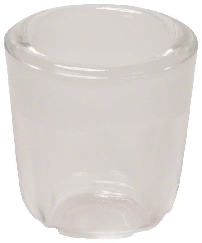 Klarglaskappe für Spirituslampe zur sicheren Flammenlöschung und Schutz.