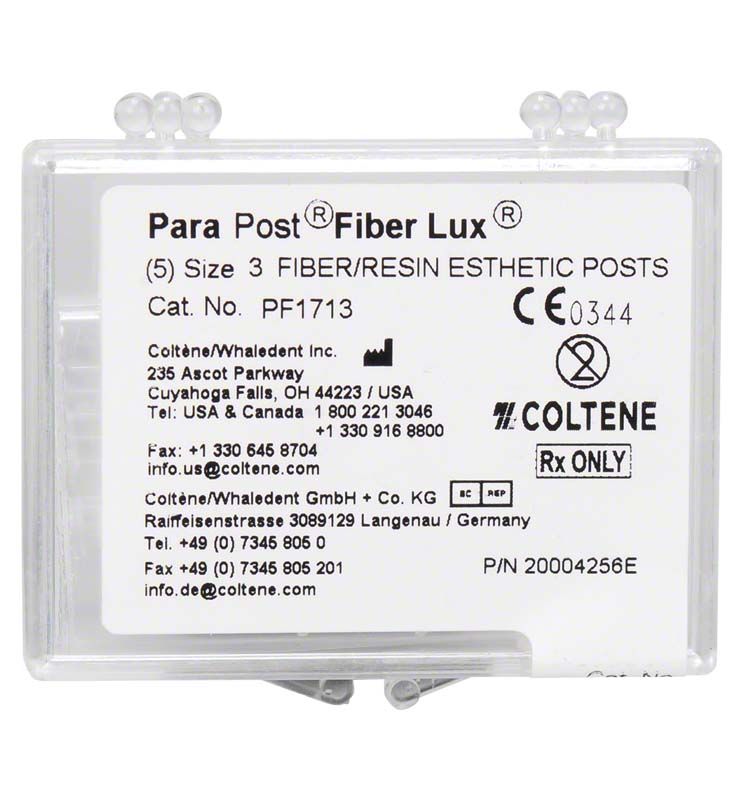 ParaPost® Fiber Lux Wurzelstifte Gr. 3 in Originalverpackung von Coltene Whaledent.