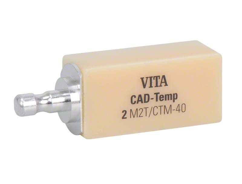 VITA CAD-Temp® multiColor Block für Zahnersatz mit Beschriftung 2M2T/CTM-40.