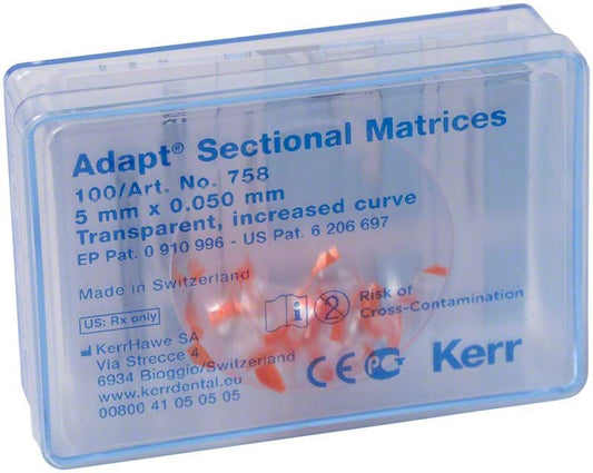 Image of Hawe Adapt Sectional Matrizen Höhe 5,0mm, stärker gewölbt