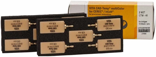 Image of VITA CAD-Temp® multiColor CEREC®/inLab® CTM-40 10 Stück - 2M2T