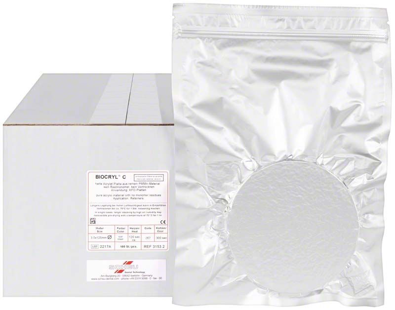 Image of BIOCRYL® C 100er 3,0mm klar