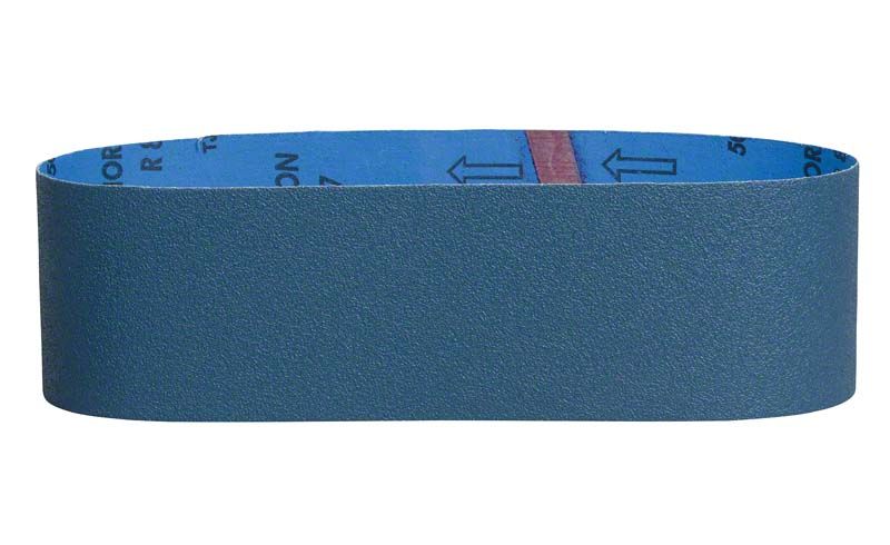 Schleifband Körnung 50 für Dentaltechnik, blau, robustes Material.