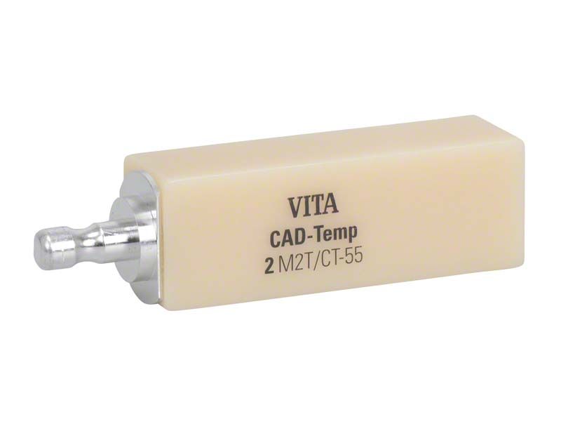 VITA CAD-Temp monoColor Block 2M2T für Langzeitprovisorien, Nahaufnahme.
