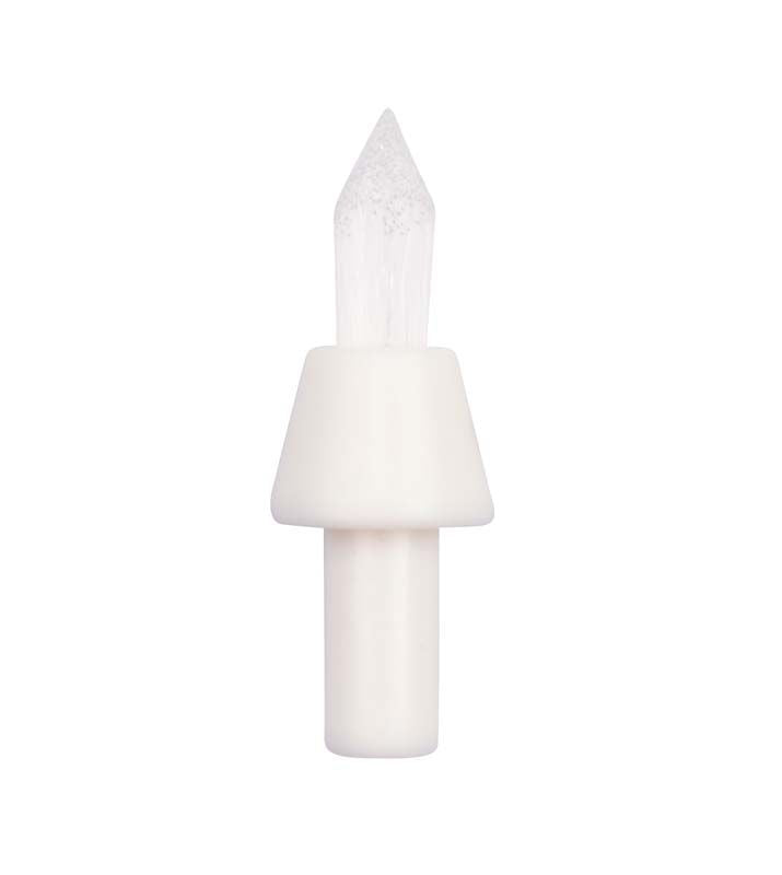 Interdentalbürsteneinsatz mit konischen Borsten für präzise Zahnzwischenraumreinigung.