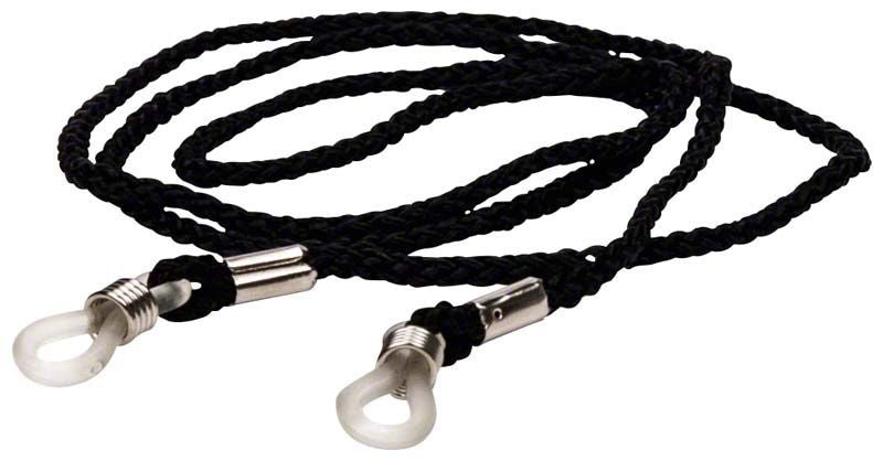 iSpec Safety Fit Brillenband in schwarzer Farbe mit verstellbaren Enden