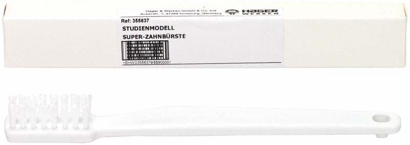 Weiße, überdimensionale Zahnbürste für Zahnputzmodell BIG von medic-star.