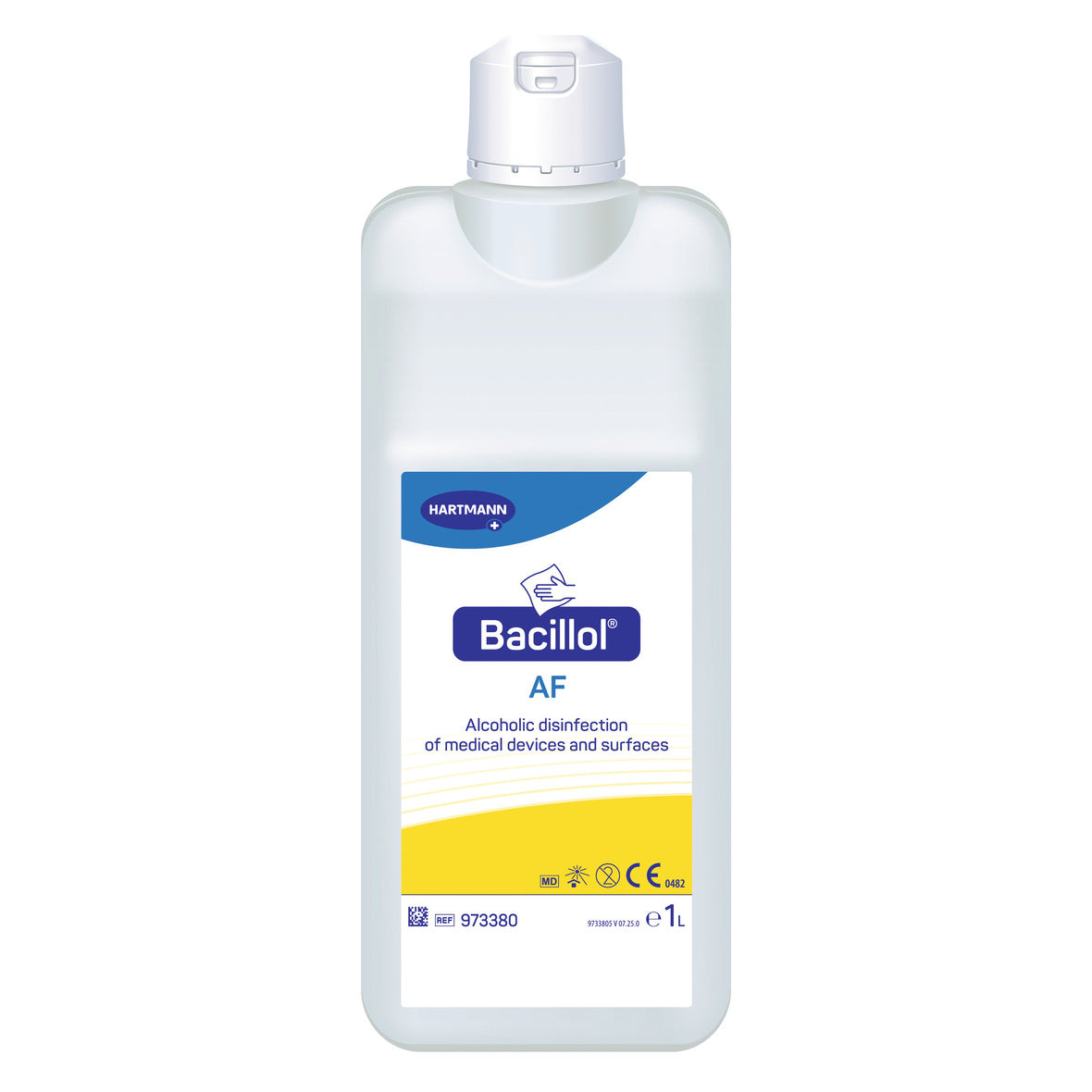 Bacillol AF 1 L Flächendesinfektionsmittel in transparenter Flasche mit Etikett.