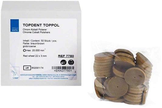 Image of TOPDENT® TopPol Polierer Rad grob 22 x 3mm