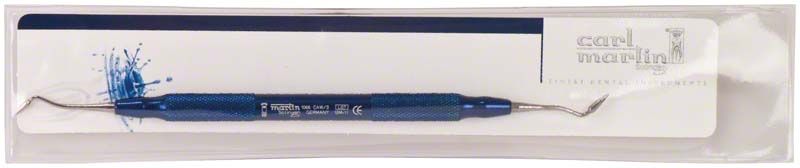 Aufwachsinstrument PK Thomas-Color PK mit blauem Griff in Verpackung.