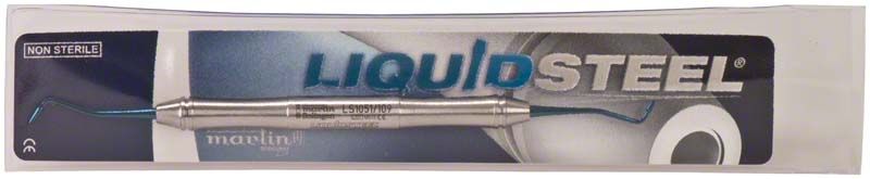 Modellierinstrument LiquidSteel®PolyFill Plasma+® in Originalverpackung mit Produktname sichtbar.