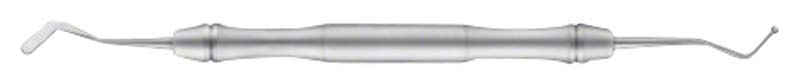 Doppelseitiger dentaler Kugel-Spatel LiquidSteel® Figur 153, 2,5mm/3,0mm breit.