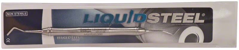 Nicht steriler Spatel LiquidSteel® Figur 158, 1,5mm, in Verpackung.