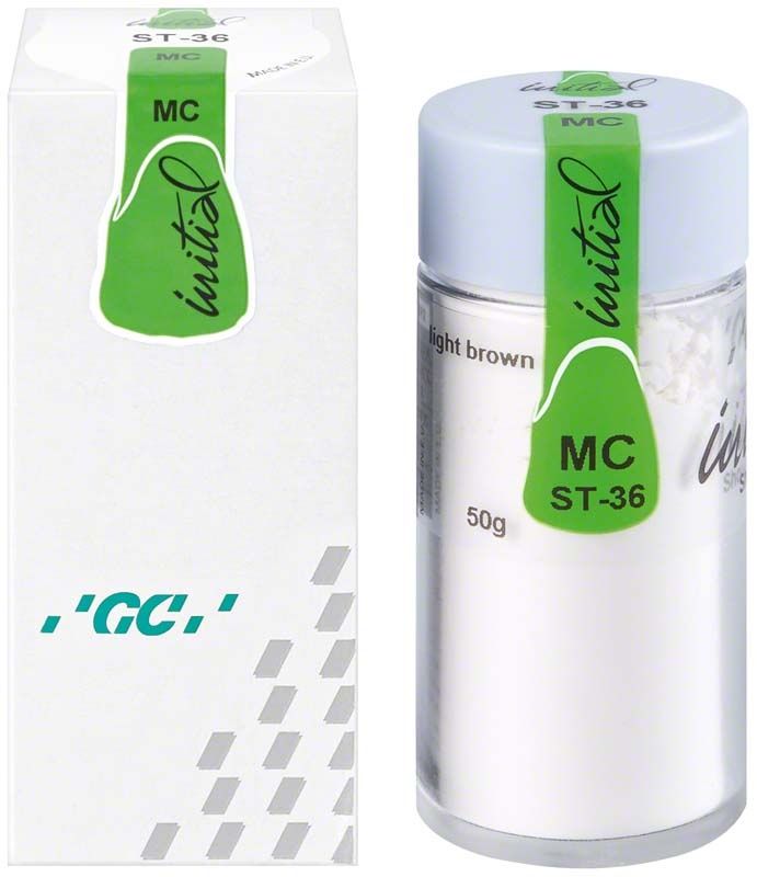 GC Initial MC Shoulder Transparent 50g ST-36 mit Verpackung und Produktansicht.