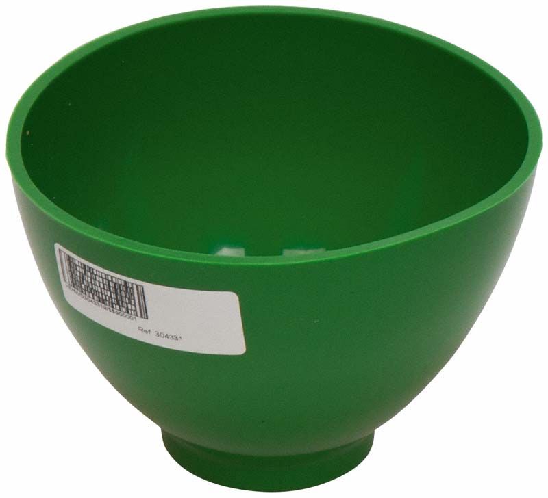 Grüner Mirabol Anrührbecher Gr. 1 für Dentalmaterialien.