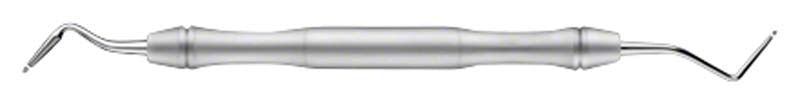 Zahnmedizinisches Instrument Kugelstopfer LiquidSteel® mit doppelseitigen Spitzen.