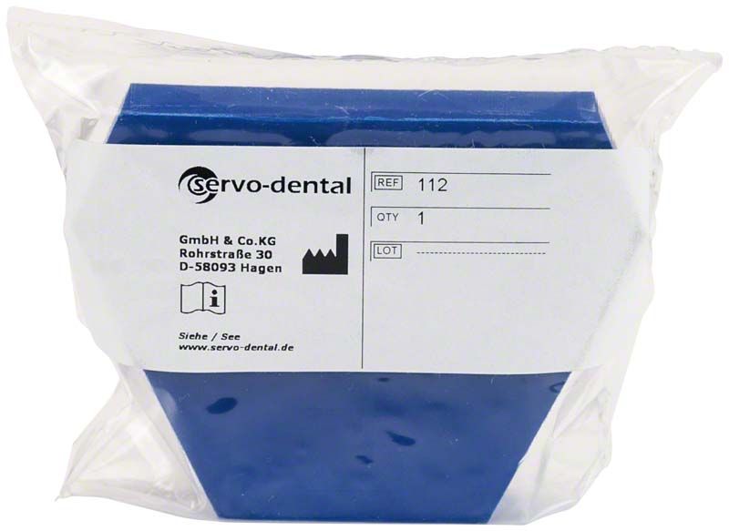 Verpackung von Servo Sockler UK klein 112 mit Produktinformationen und Logo.