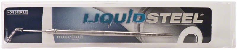 Zahnsonde LiquidSteel® Figur 33 in Verpackung mit Logo.