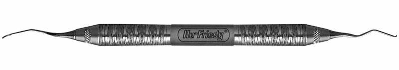Gracey-Kürette Mini-Five Figur 12/13 mit geriffeltem Griff.