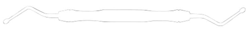 Chirurgisches Instrument Scharfer Löffel LiquidSteel Hemmingway 2,8mm.