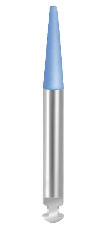 Prophylaxepolierer EVE PROPHYCLEAN® blau mit grober Spitze für Zahnreinigung.