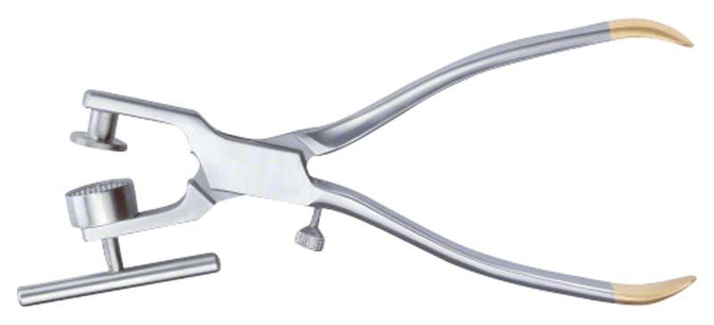 Titan-Knochenmühle mit ergonomischem Design und austauschbaren Backen.