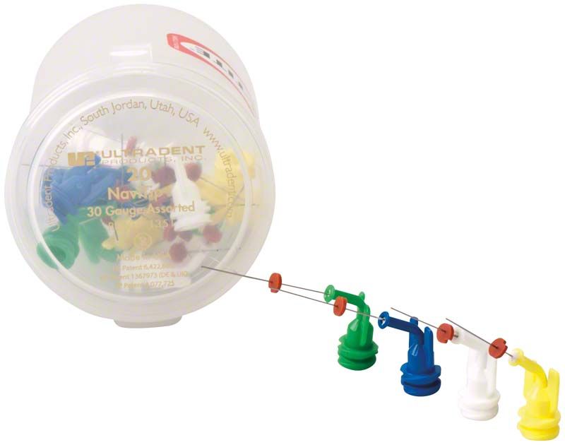 Sortierte Navi Tips™ 30ga, 20 Stück in verschiedenen Farben.