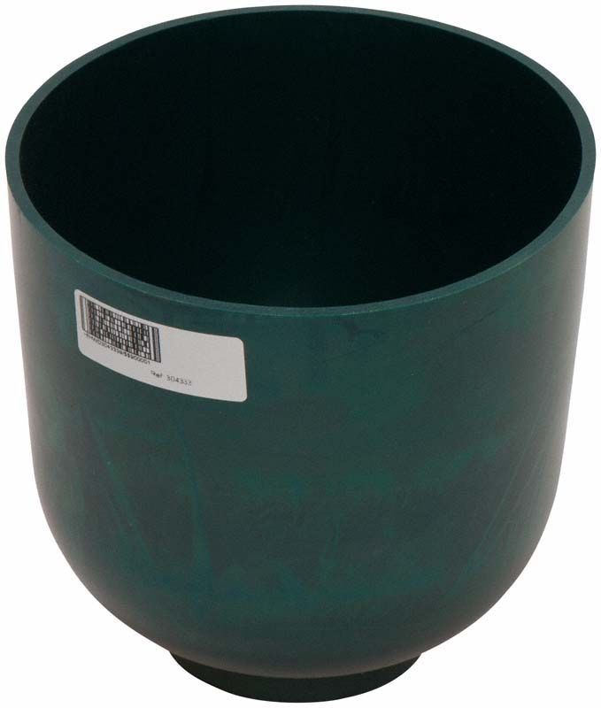 Grüner, flexibler Mirabol Anrührbecher Gr. 3 für Dentalmaterialien.