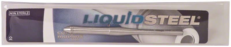 Mundspiegelgriff EU-Gewinde, dick, hohl aus LiquidSteel in Verpackung.