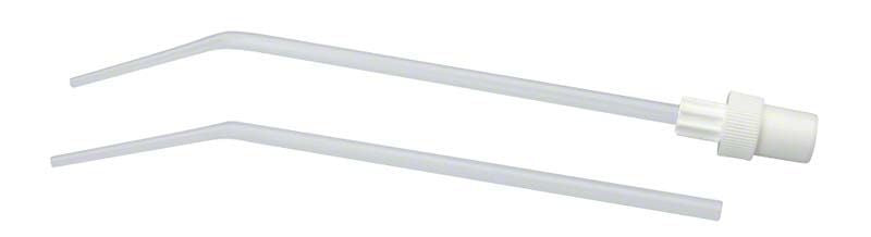 Chirurgische Absaugkanüle mit Adapter für dentale Eingriffe.