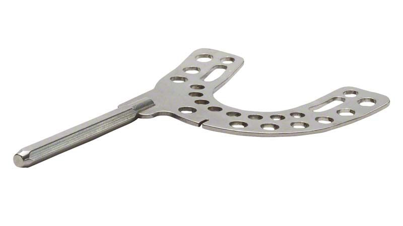 ARCUSevo™ Bissgabel für präzise dentale Vermessungen.