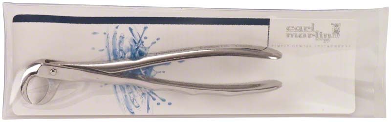 Zahnzange LiquidSteel® für UK Molaren in transparenter Verpackung.