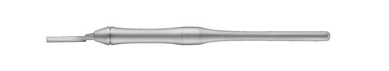 Skalpellgriff LiquidSteel Figur 5 aus rostfreiem Stahl für Präzisionsarbeiten.