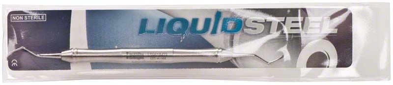 Scaler LiquidSteel® Figur M23 in Verpackung mit Edelstahl-Design.