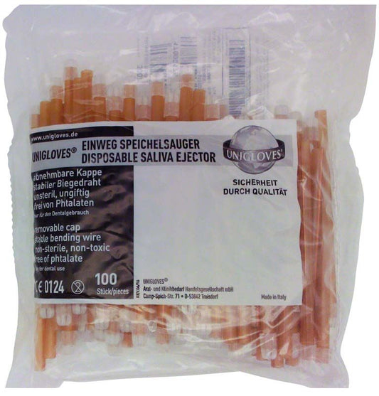Image of Speichelsauger lose Kappe orange