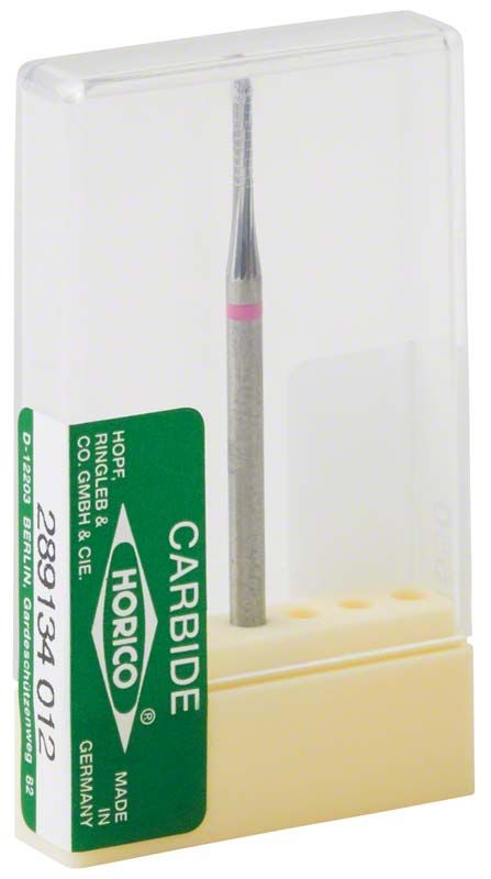 Hartmetallfräser 289 134 012 in transparenter Verpackung mit grünem Etikett.
