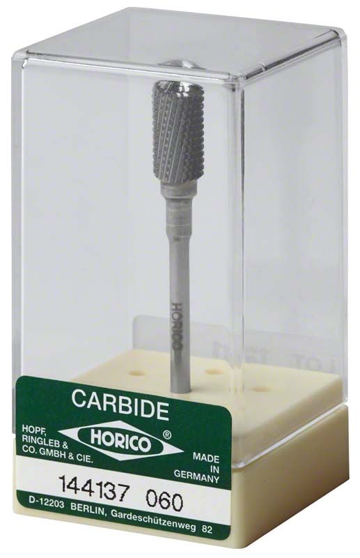 Hartmetallfräser in transparenter Verpackung mit Etikett und Produktdetails.